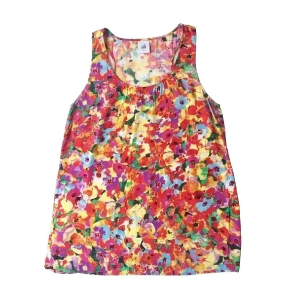 Cabi Floral Luisa Sleeveless Top - Picture 1 of 4